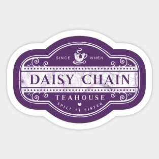 Daisy Chain Teahouse Sticker